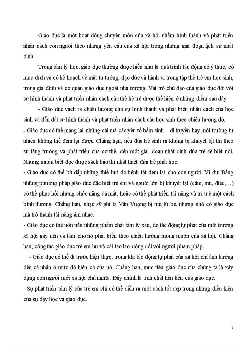 image for page Phân tích vai trò của các yếu tố đối với sự hình thành phát triển nhân cách