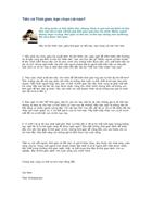 Tiền và Thời gian bạn chọn cái nào