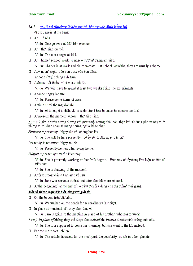 image for page Giáo trình Toefl