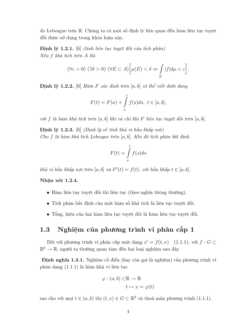 image for page Luận văn tốt nghiệp ĐHSP Một số định lý về tồn tại nghiệm của bài toán Cauchy đối với phương trình vi phân cấp 1