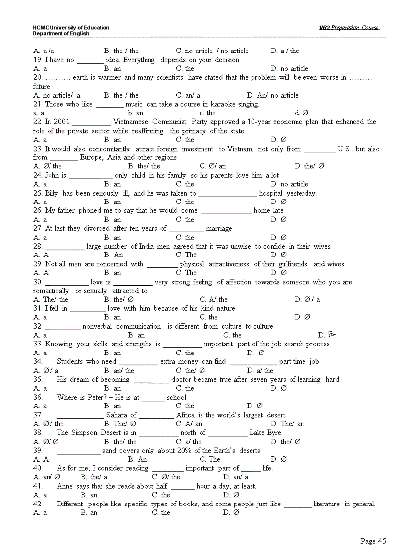 image for page Ôn tập các thì cơ bản english