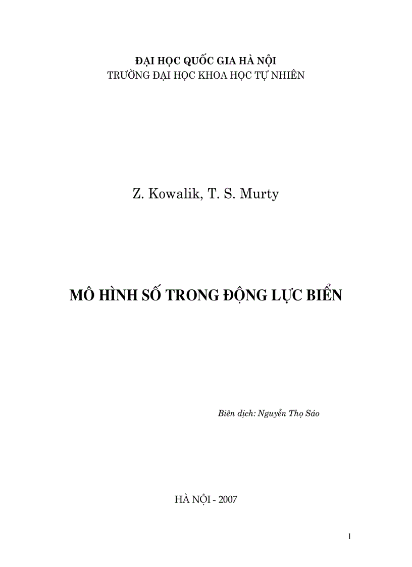 image for page Mô hình số trong động lực biển