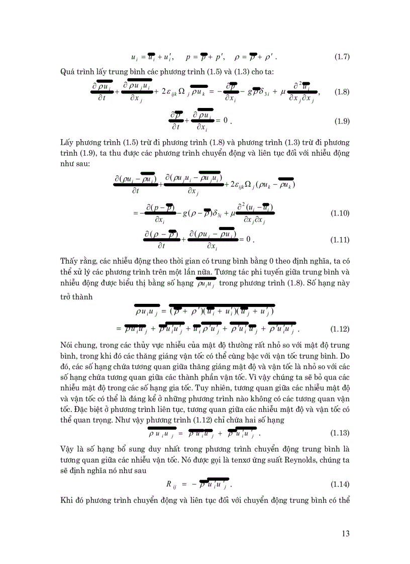 image for page Mô hình số trong động lực biển