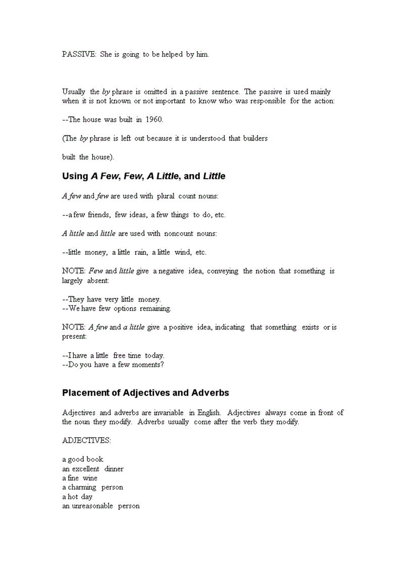 image for page The Passive Voice grammar