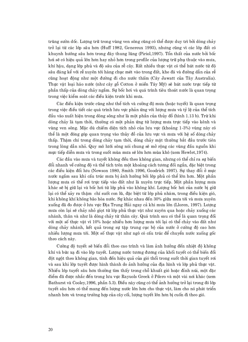 image for page Mô hình hoá mưa dòng chảy Phần cơ sở