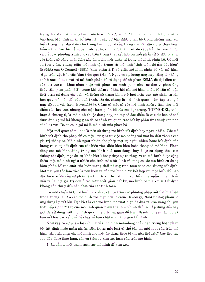 image for page Mô hình hoá mưa dòng chảy Phần cơ sở