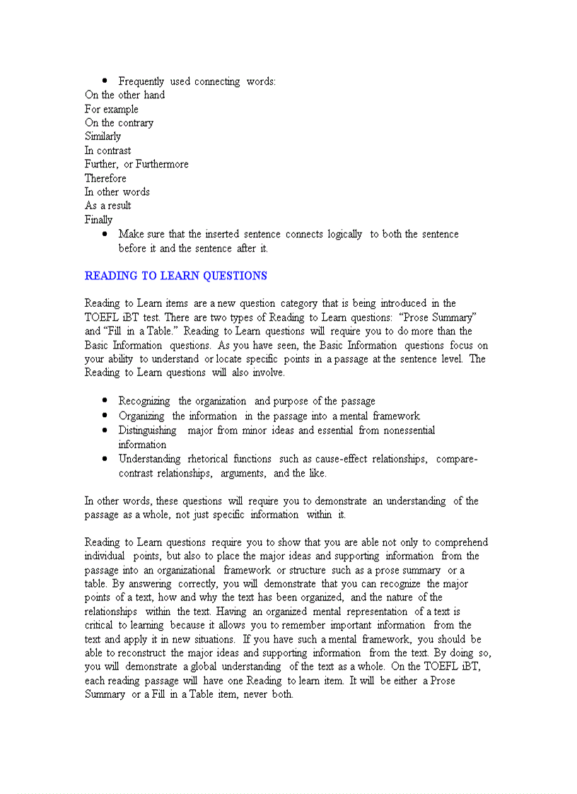 image for page Bí quyết phân tích và trả lời cho phần thi Reading của Toefl IBT