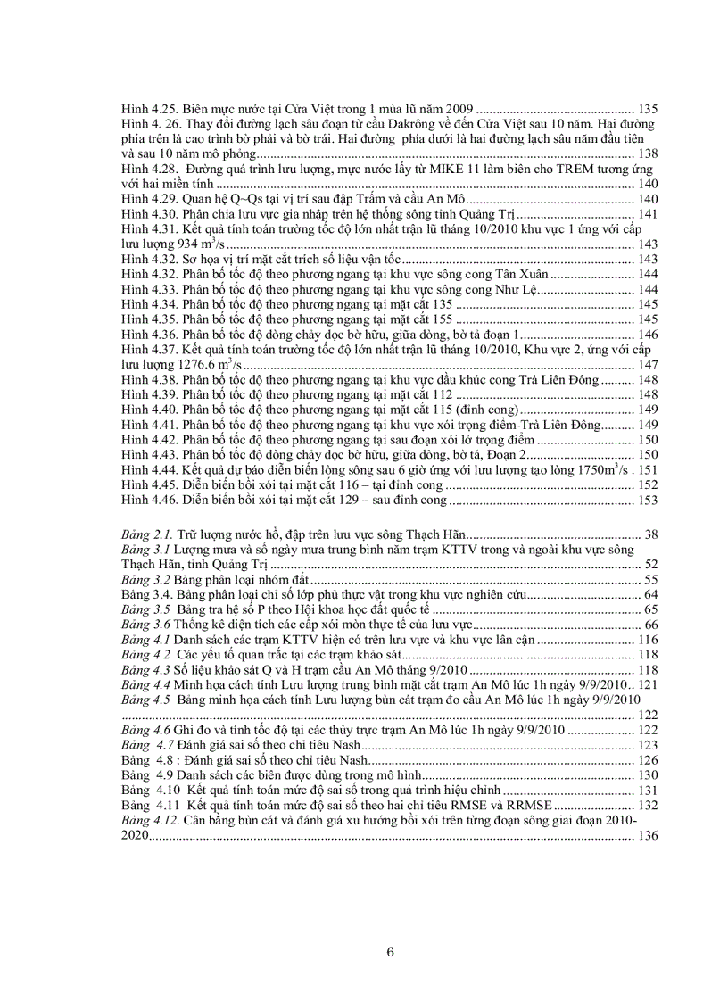 image for page Đánh giá tình hình xói lở và bồi lắng các dòng sông trên hệ thống sông Nam Thạch Hãn tỉnh Quảng Trị