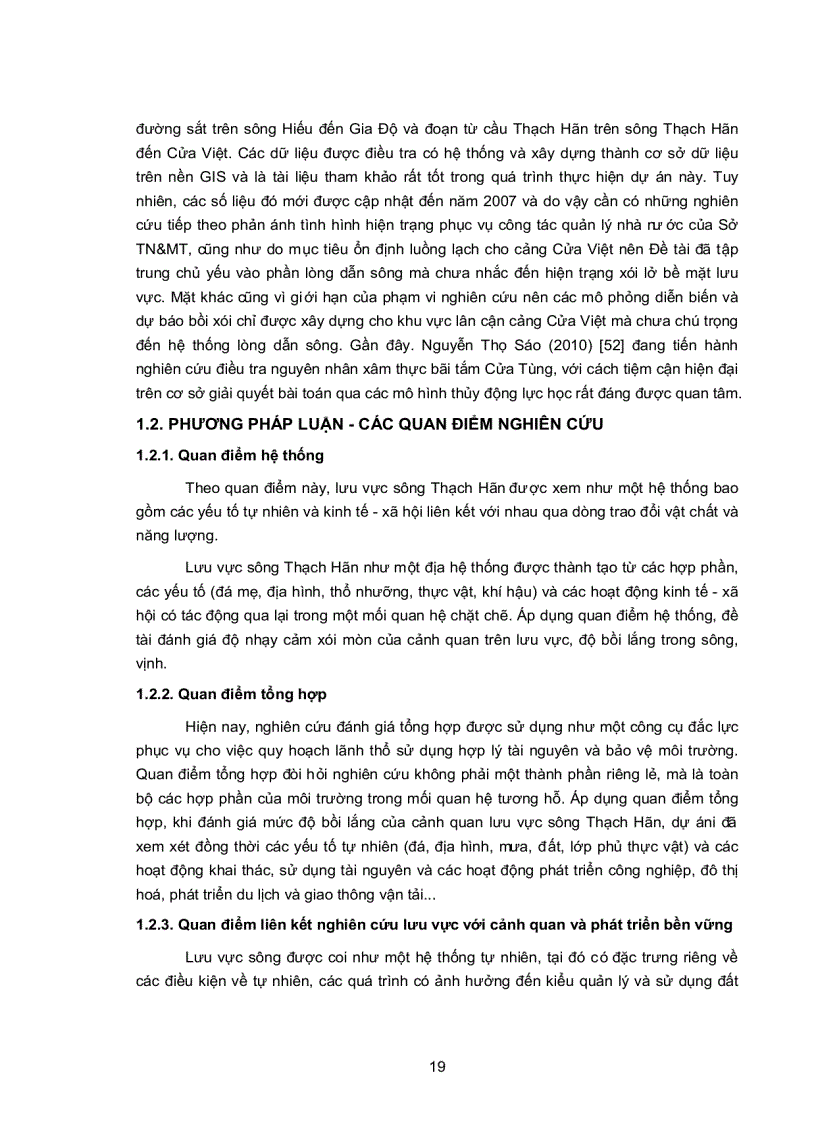 image for page Đánh giá tình hình xói lở và bồi lắng các dòng sông trên hệ thống sông Nam Thạch Hãn tỉnh Quảng Trị