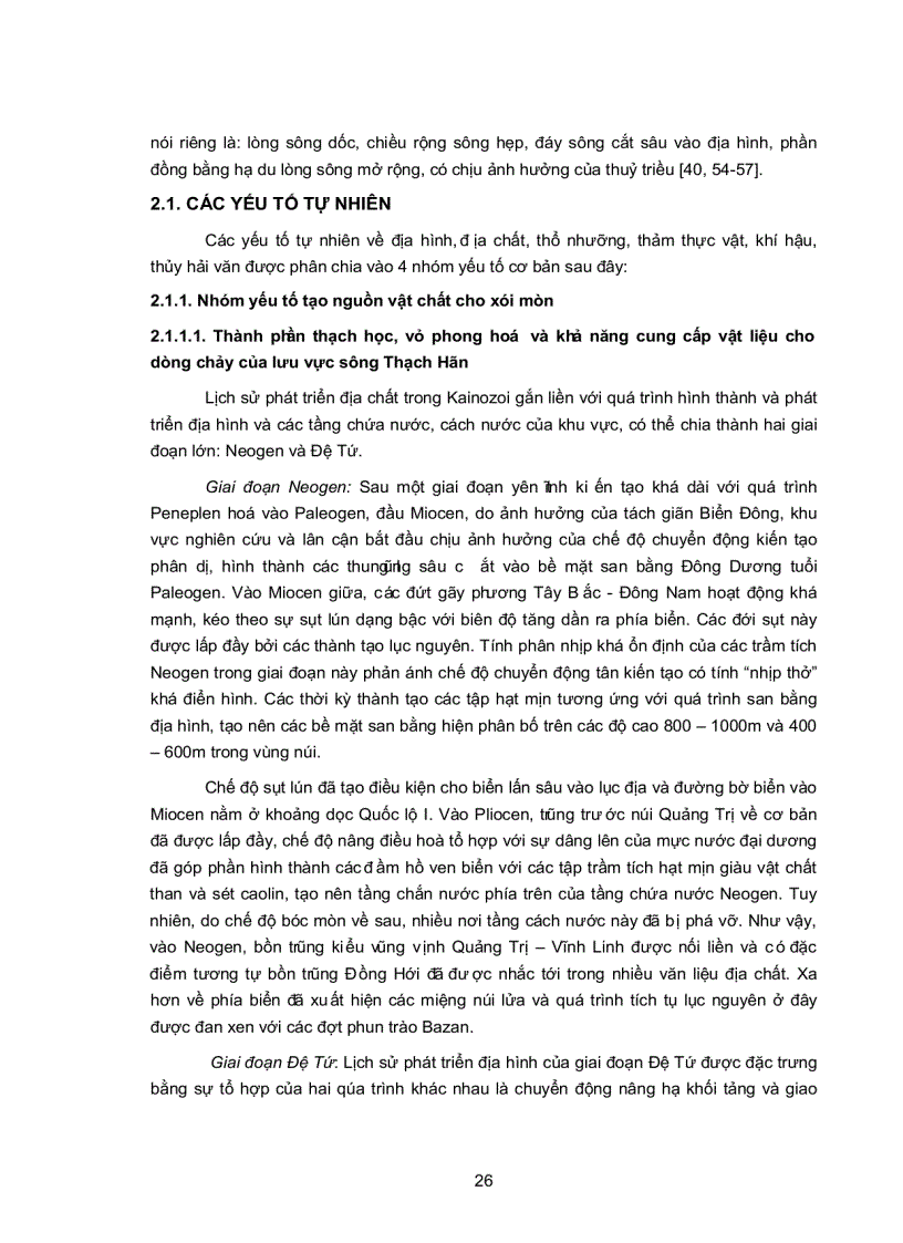 image for page Đánh giá tình hình xói lở và bồi lắng các dòng sông trên hệ thống sông Nam Thạch Hãn tỉnh Quảng Trị