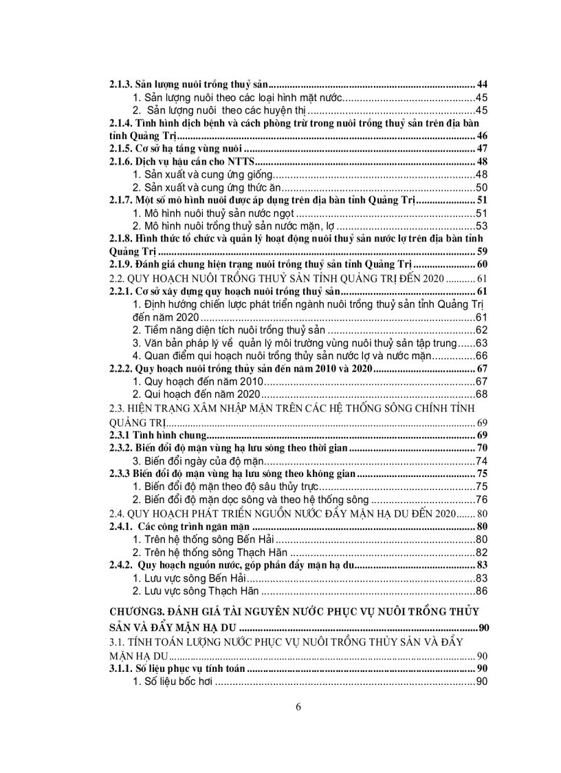 image for page Đánh giá hiện trạng ô nhiễm nguồn nước do nuôi trồng thủy sản vấn đề xâm nhập mặn và đề xuất các giải pháp góp phần phát triển kinh tế xã hội và bảo vệ môi trường