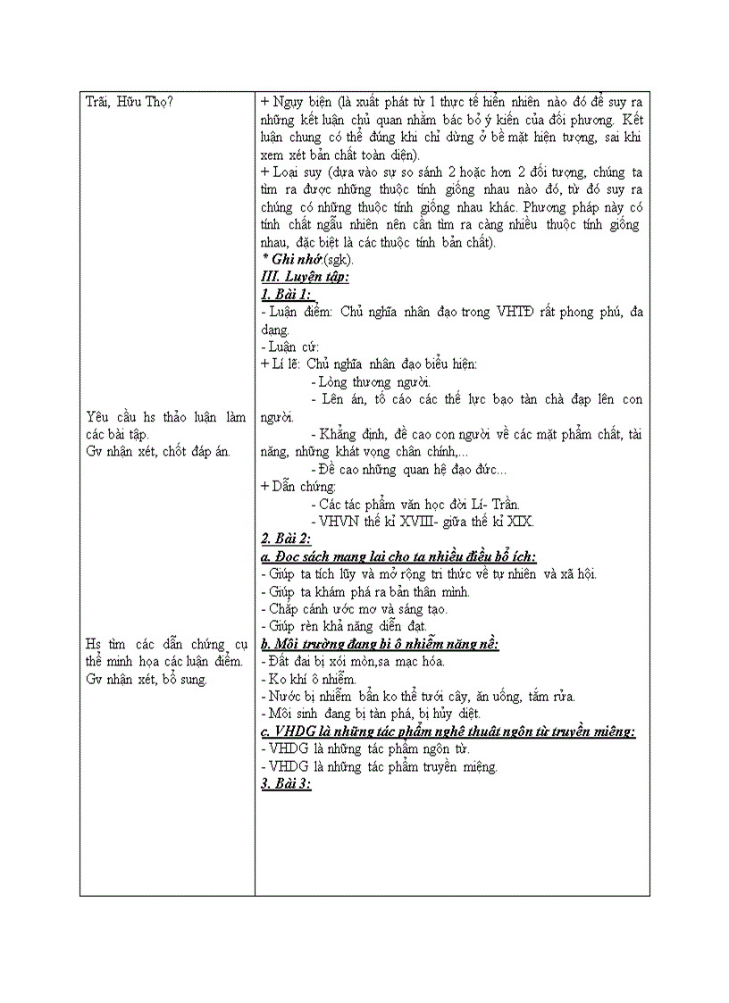 image for page Làm văn LẬP LUẬN TRONG VĂN NGHỊ LUẬN