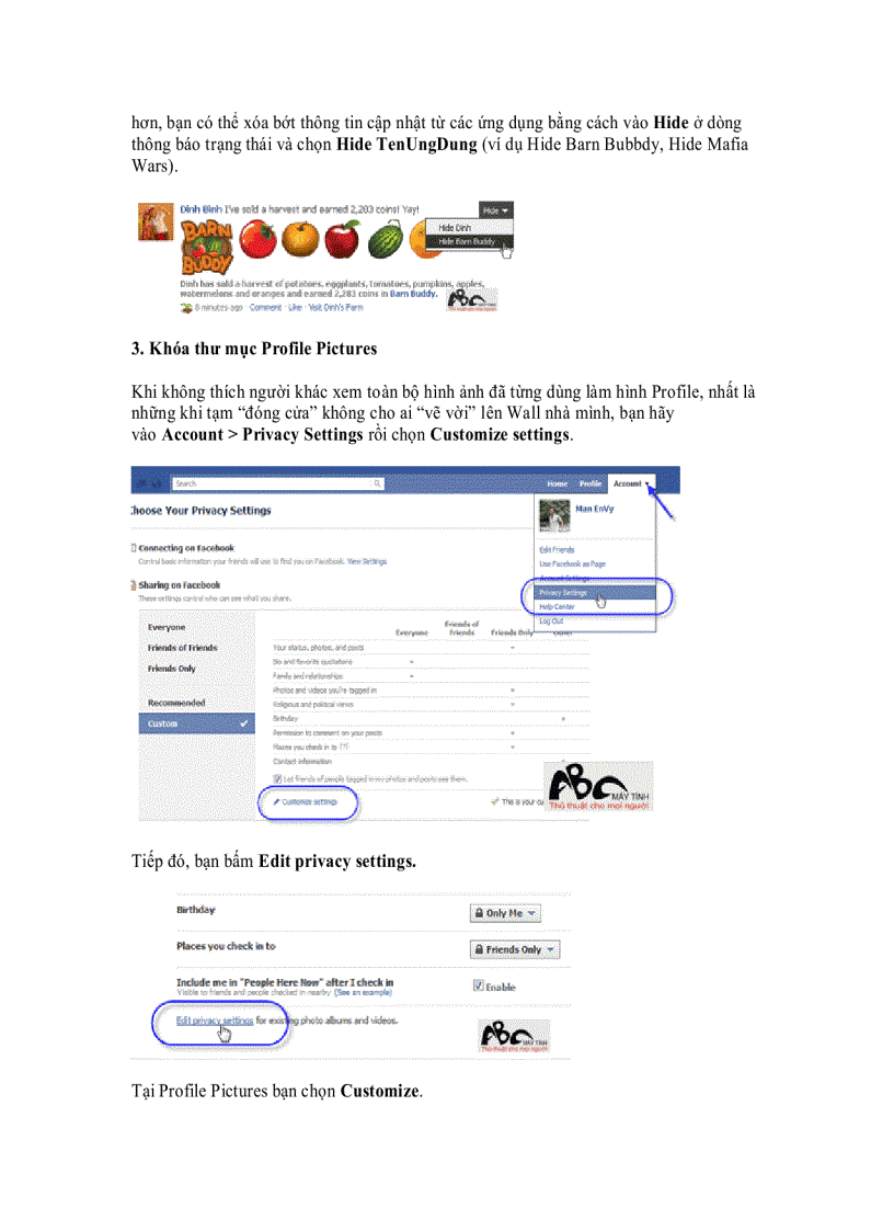 image for page 5 thủ thuật hay dành cho Facebook