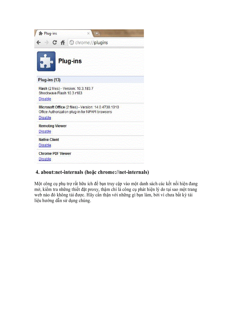 image for page Tìm hiểu những lệnh About trong Google chrome