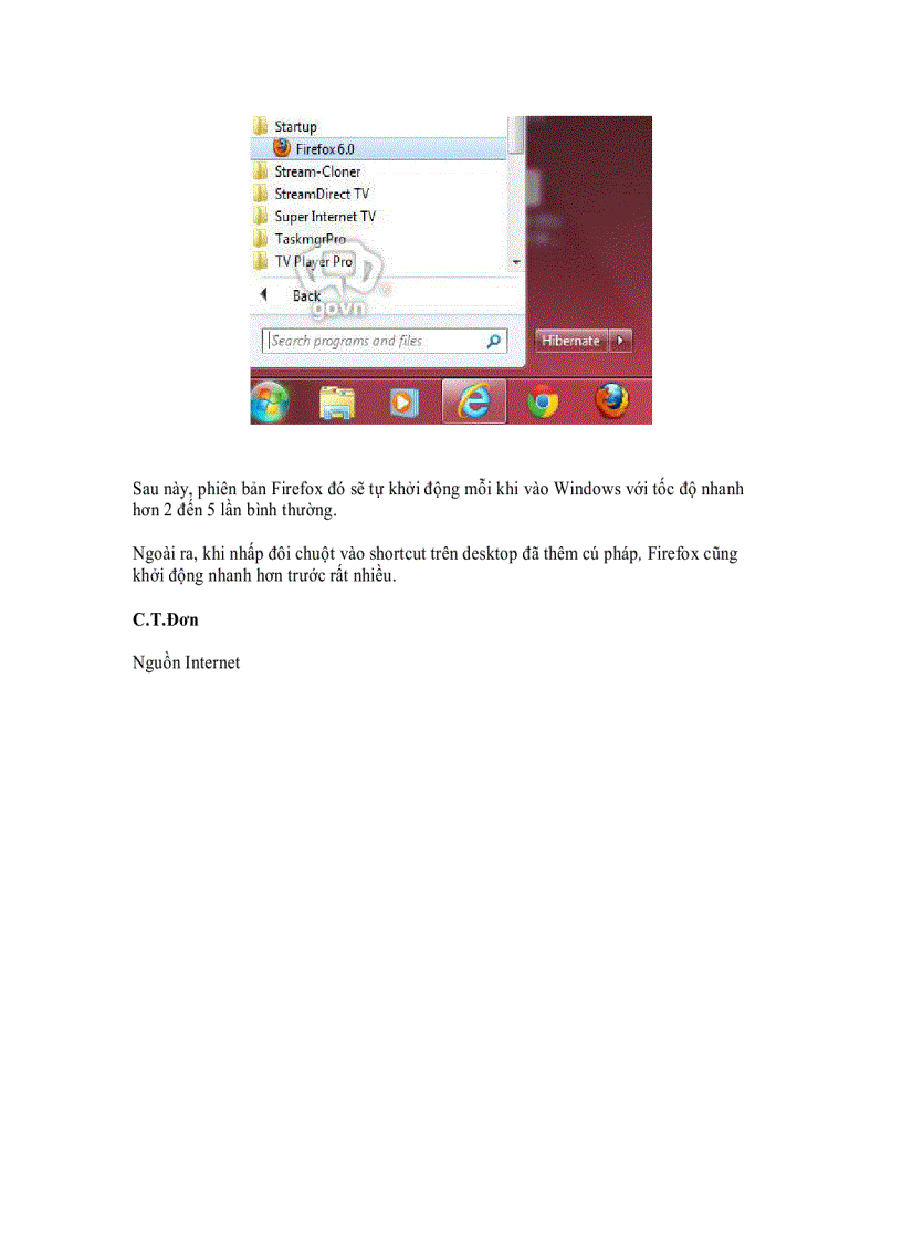 image for page Firefox Preloader Add on giúp tăng tốc khởi động Firefox nhanh gấp 2 5 lần