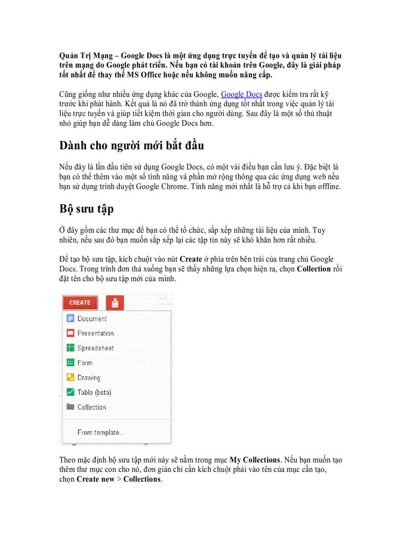 image for page Thủ thuật Google Docs