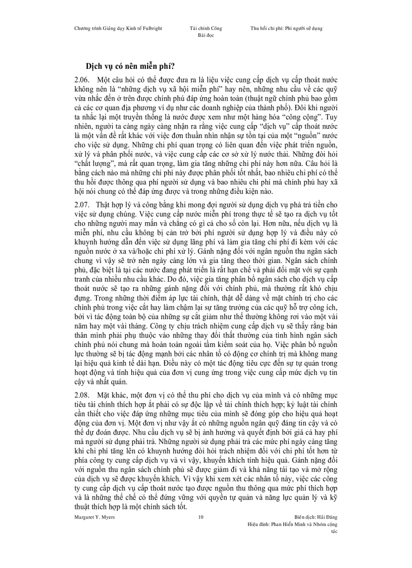 image for page Thu hồi chi phí Phí người sử dụng