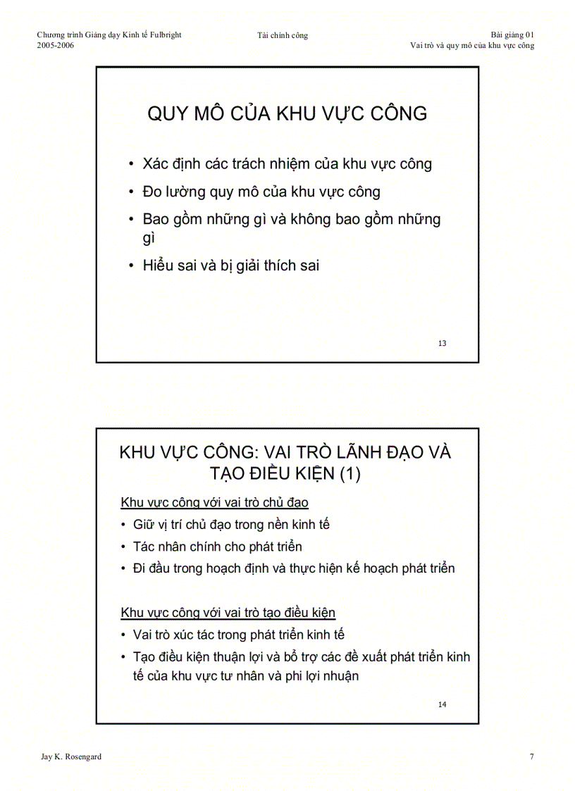 image for page Vai trò và quy mô của khu vực công