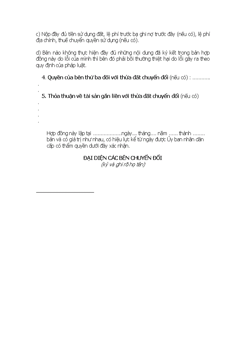 image for page Hợp đồng chuyển đổi quyền sử dụng đất 1
