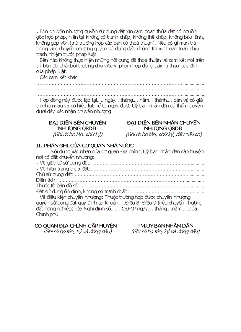 image for page Hợp đồng chuyển nhượng quyền sử dụng đất