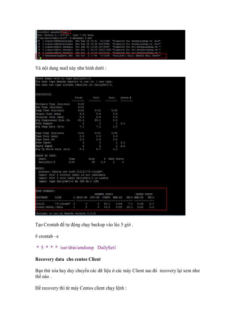 image for page Xây dựng hệ thống Backup server trên linux Centos sử dụng Amanda