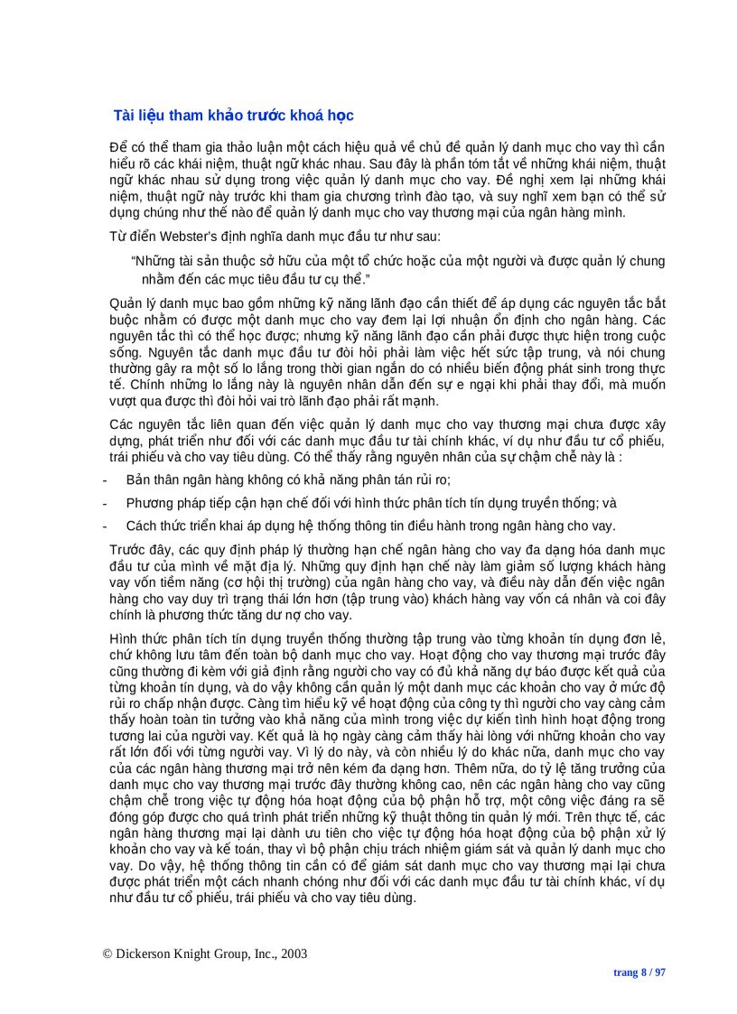 image for page Dự án quỹ phát triển doanh nghiệp vừa và nhỏ quản lý danh mục cho vay