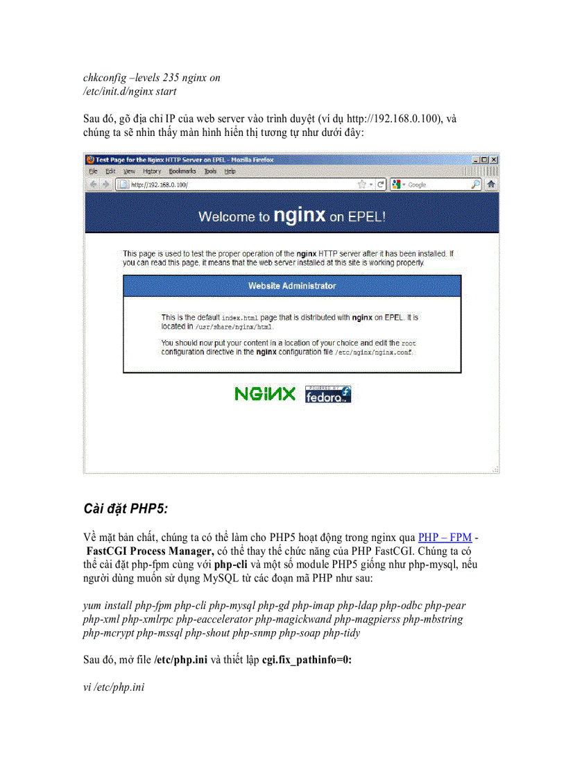 image for page Hướng dẫn cài đặt Nginx với PHP5 PHP FPM và MySQL trên CentOS 6 0