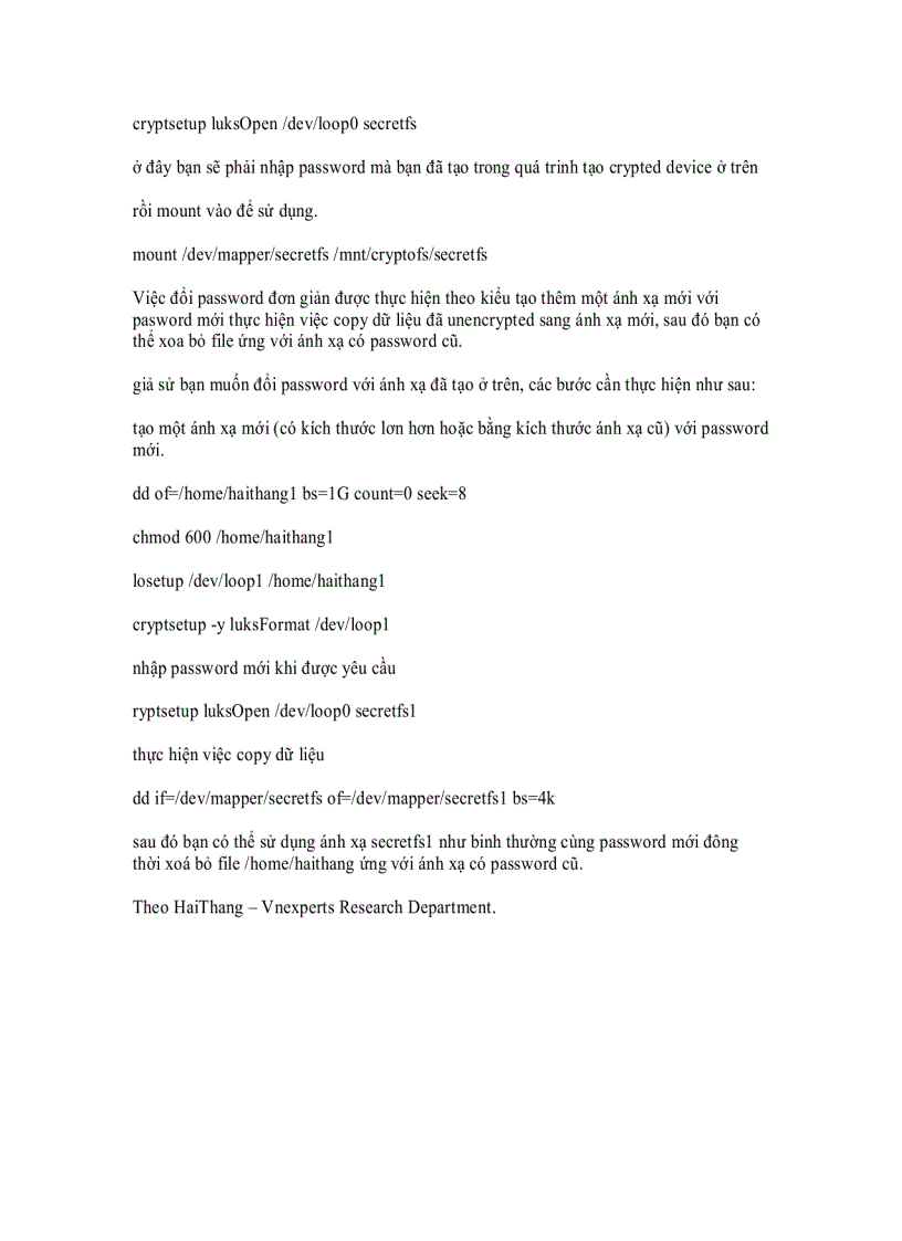 image for page Công cụ mã hóa dm encrypt với CentOS 5