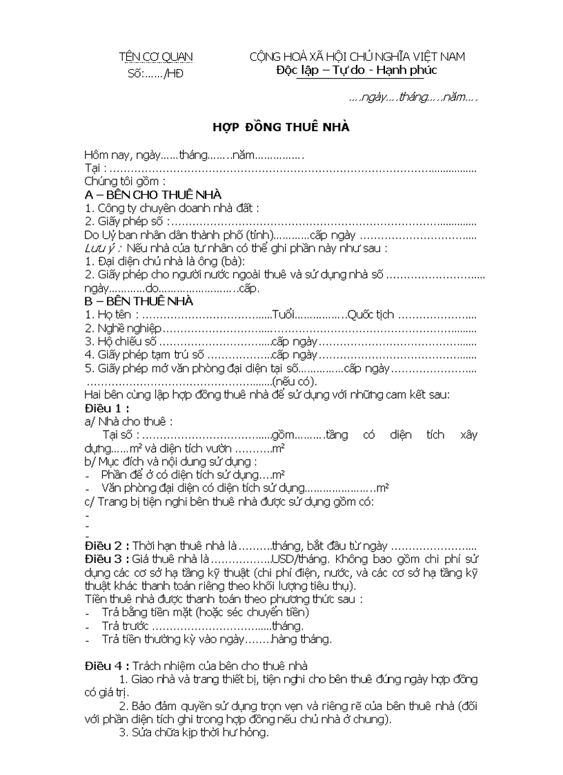 image for page Hợp đồng thuê nhà 1