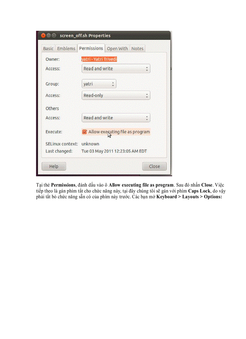 image for page Tạo shortcut tắt máy tính trong Ubuntu