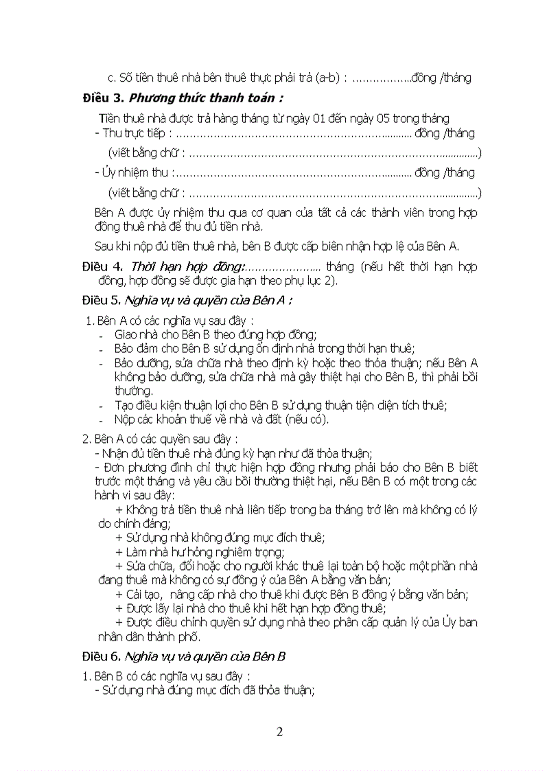 image for page Hợp đồng thuê nhà 2