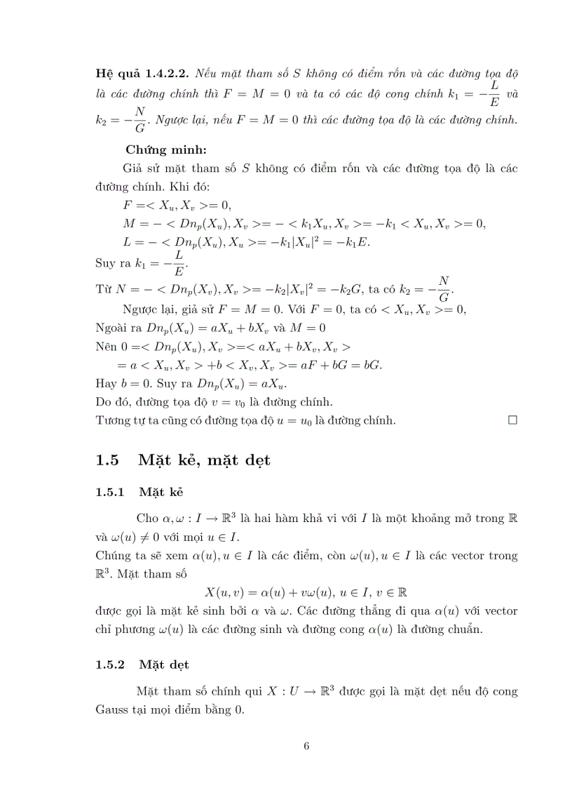 image for page Luận văn tốt nghiệp ĐHSP PHƯƠNG TRÌNH GAUSS CODAZZI VÀ MỘT SỐ ỨNG DỤNG