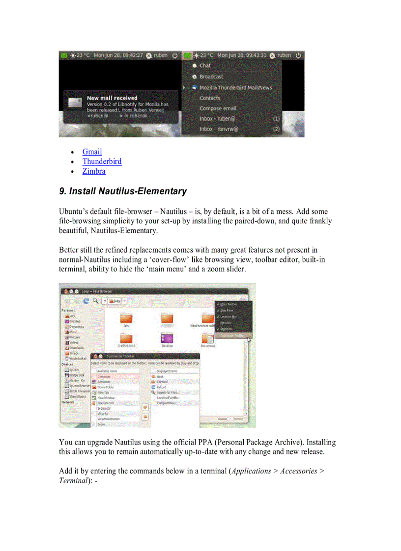 image for page 10 things to do after installing Ubuntu 10 10 Maverick Meerkat