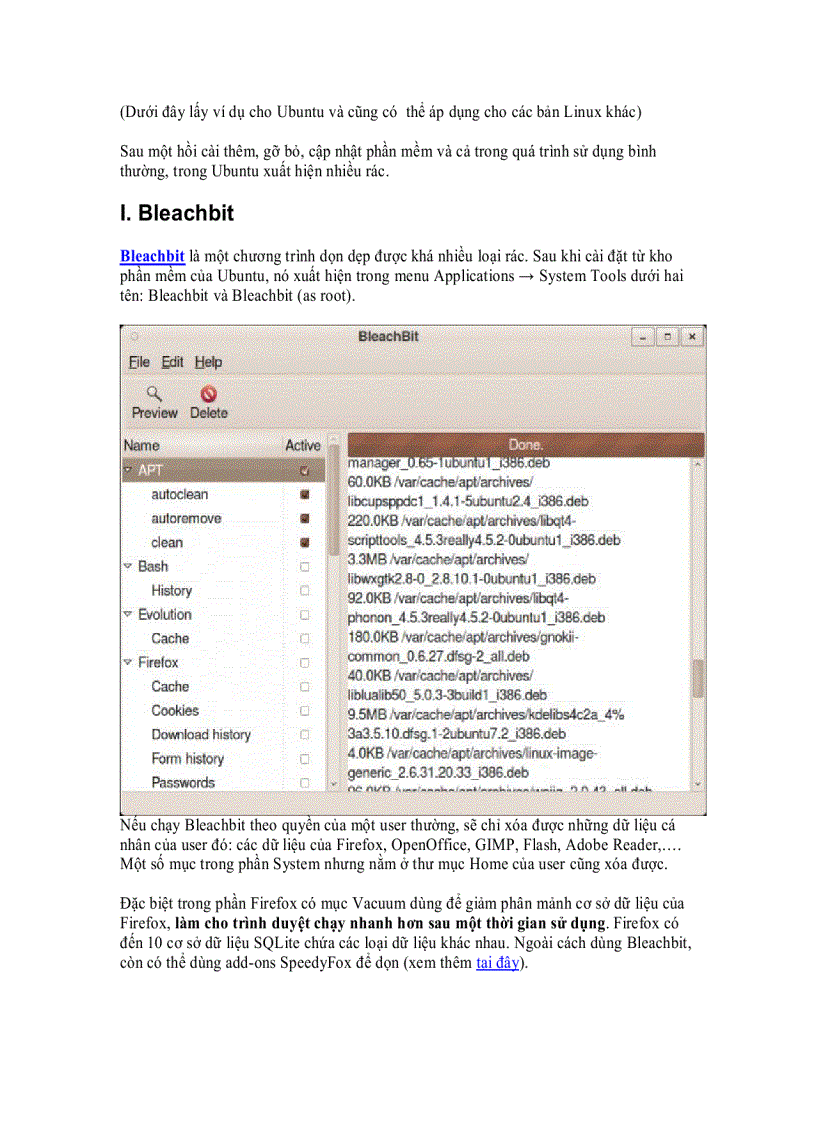 image for page Dọn dẹp Ubuntu và các bản Linux khác