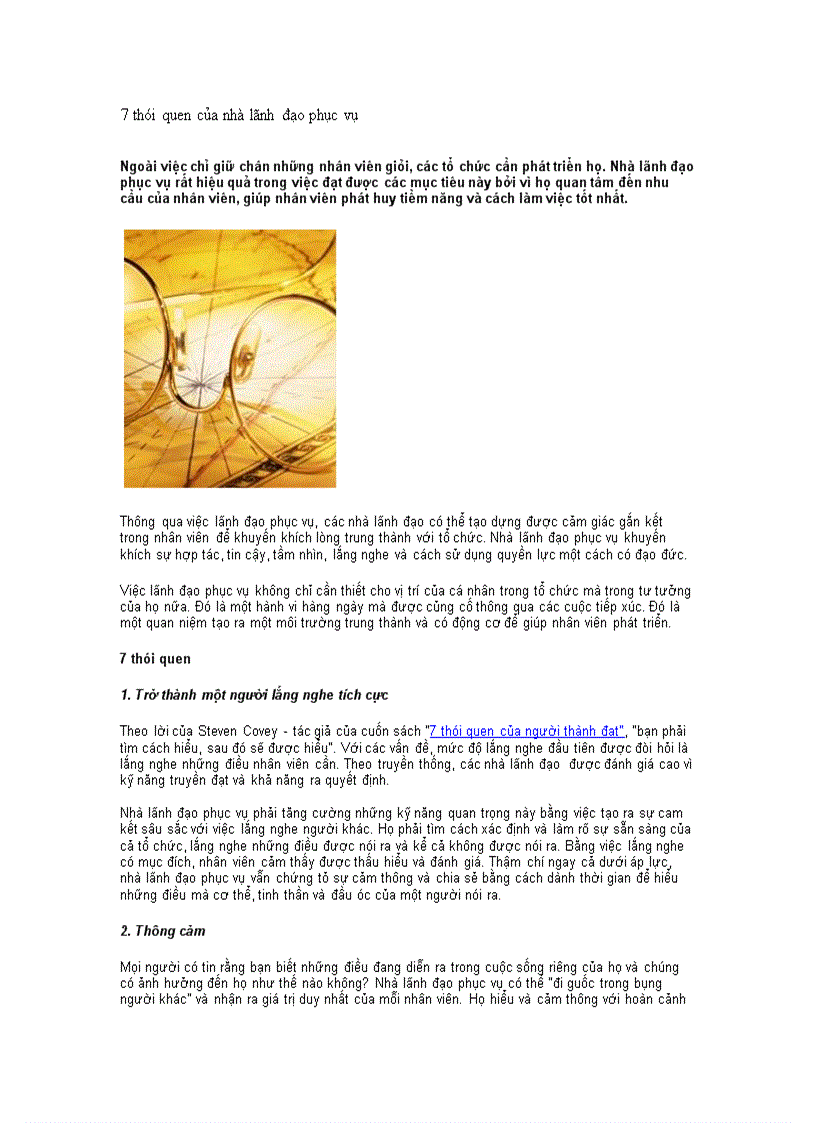 image for page 7 thói quen của nhà lãnh đạo phục vụ