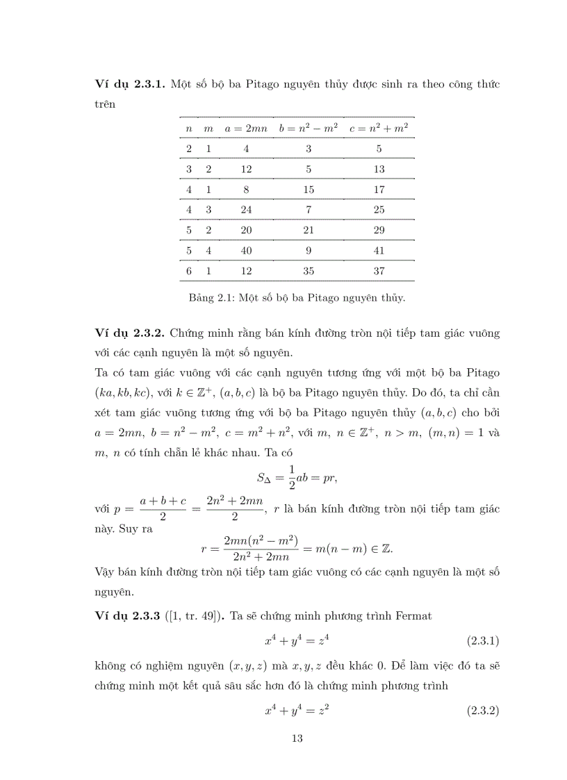 image for page Luận văn tốt nghiệp ĐHSP Điểm hữu tỷ trên đường cong bậc 2 và bậc 3