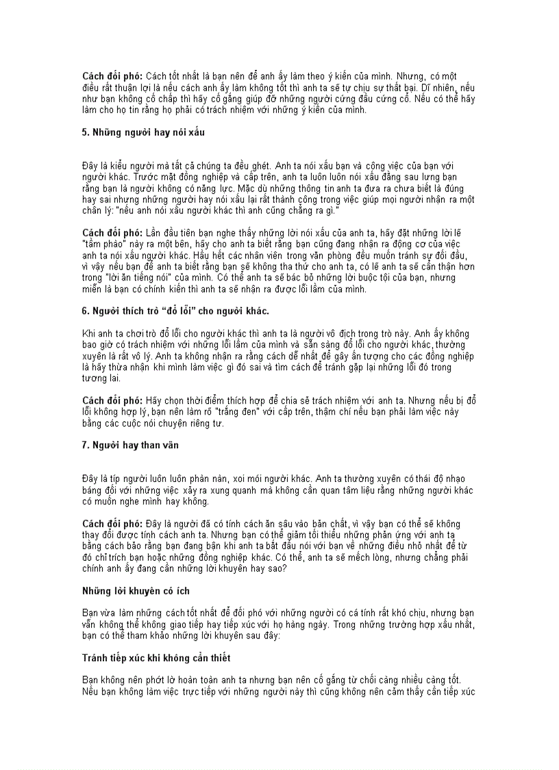 image for page Để quan hệ với đồng nghiệp được trong ấm ngoài êm