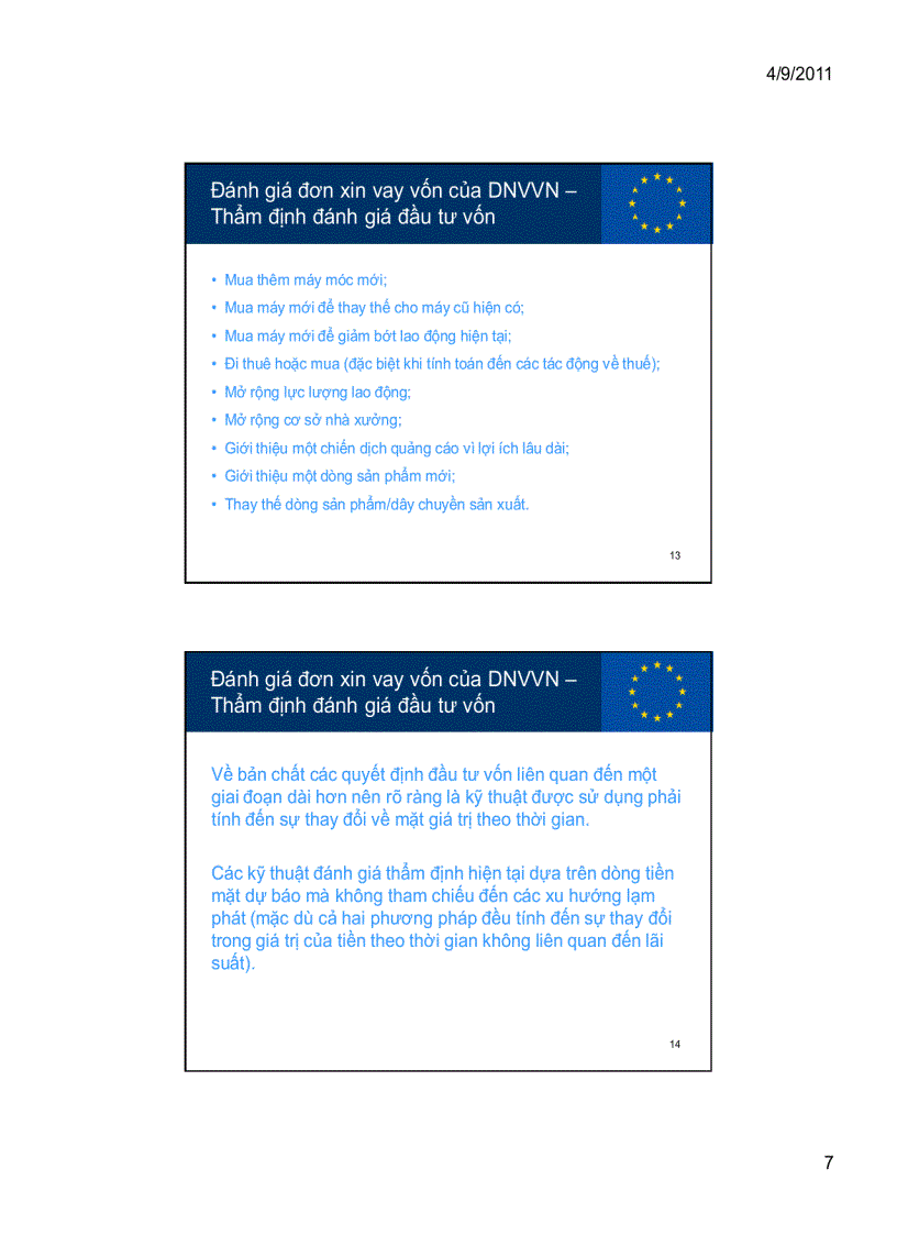 image for page Đánh giá đơn vay vốn của dnvvn