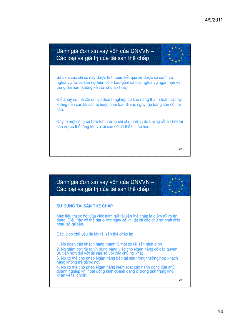 image for page Đánh giá đơn vay vốn của dnvvn