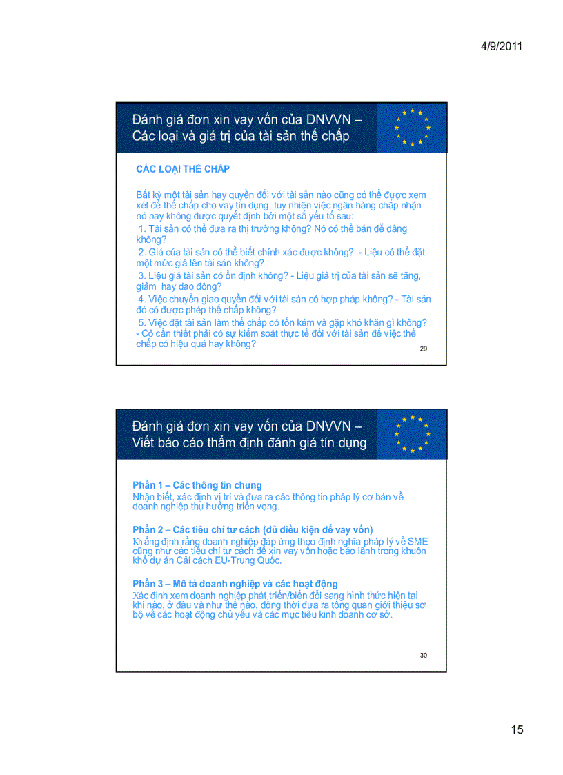 image for page Đánh giá đơn vay vốn của dnvvn