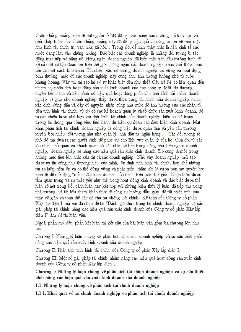 image for page Khái quát về phân tích tài chính doanh nghiệp