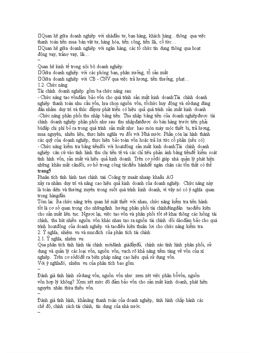 image for page Khái quát về phân tích tài chính doanh nghiệp