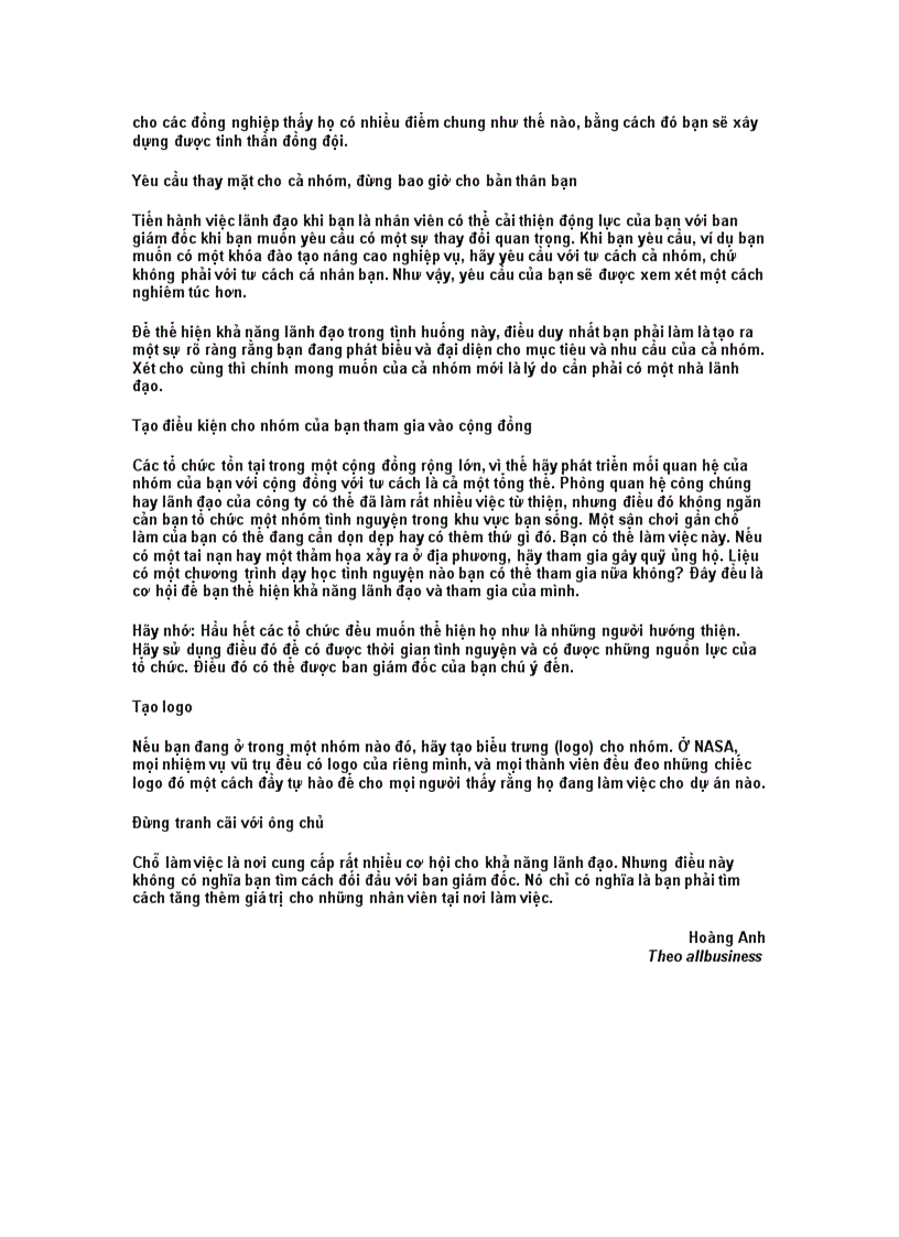 image for page Nhân viên cũng có thể lãnh đạo