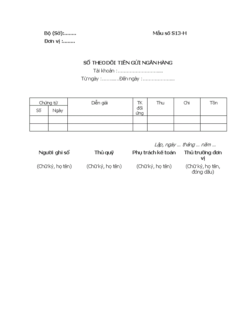 image for page Sổ theo dõi tiền gửi ngân hàng