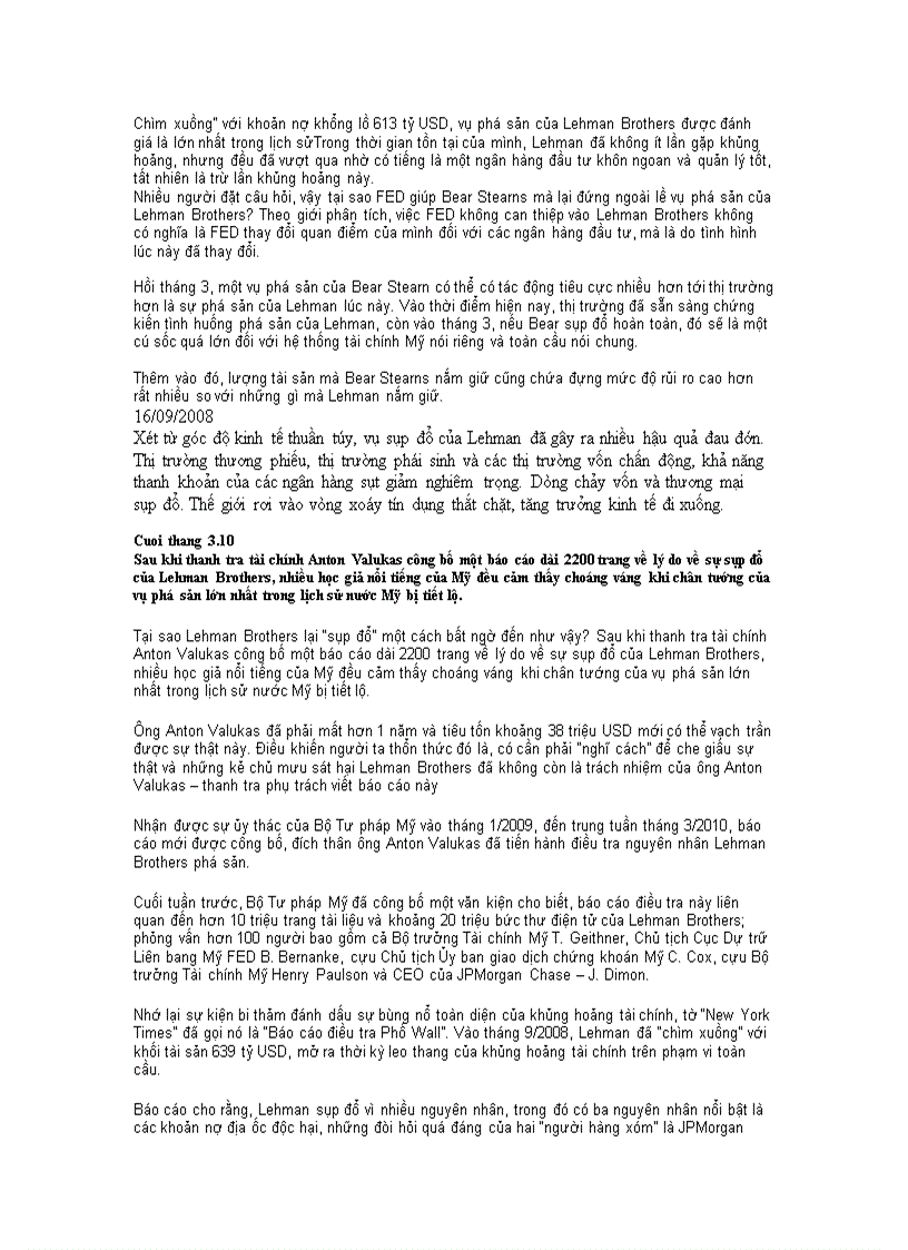 image for page Nguyên nhân khủng hoảng tài chính