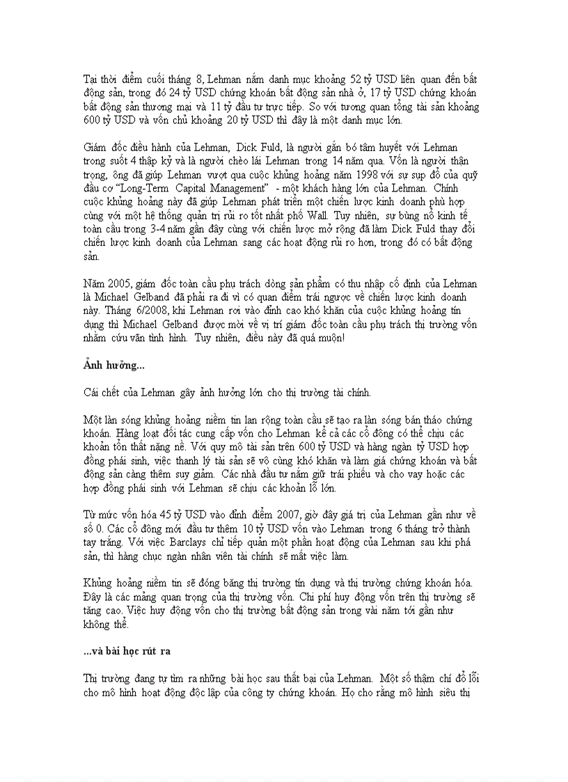 image for page Nguyên nhân khủng hoảng tài chính