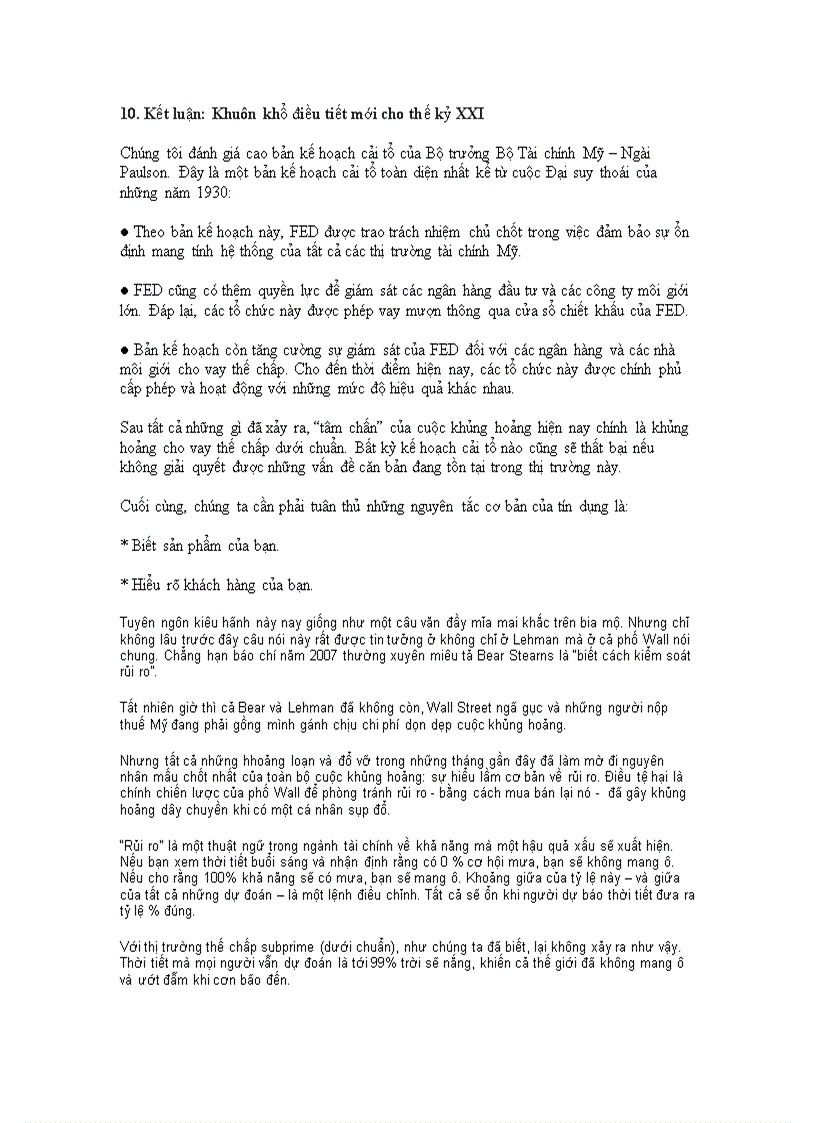 image for page Nguyên nhân khủng hoảng tài chính