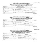 Test for English 7 September 2007