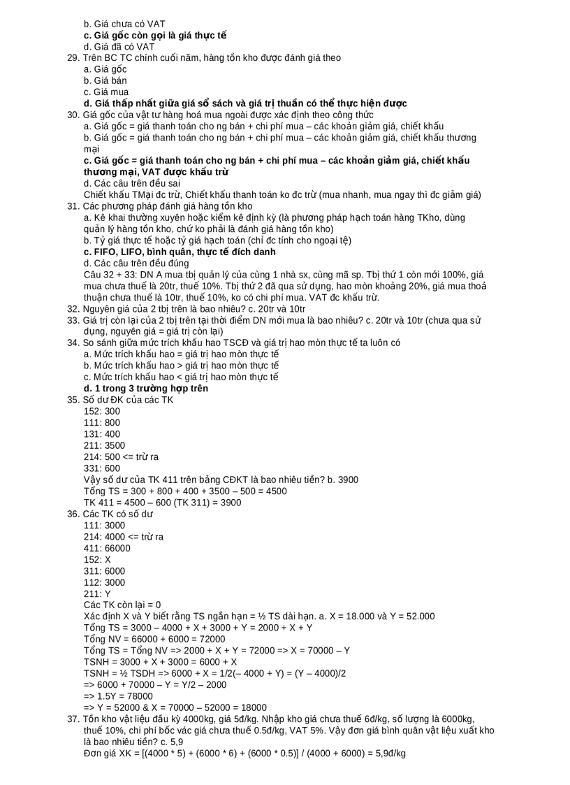 image for page 138 Câu Trắc Nghiệm Nguyên Lý Kế Toán