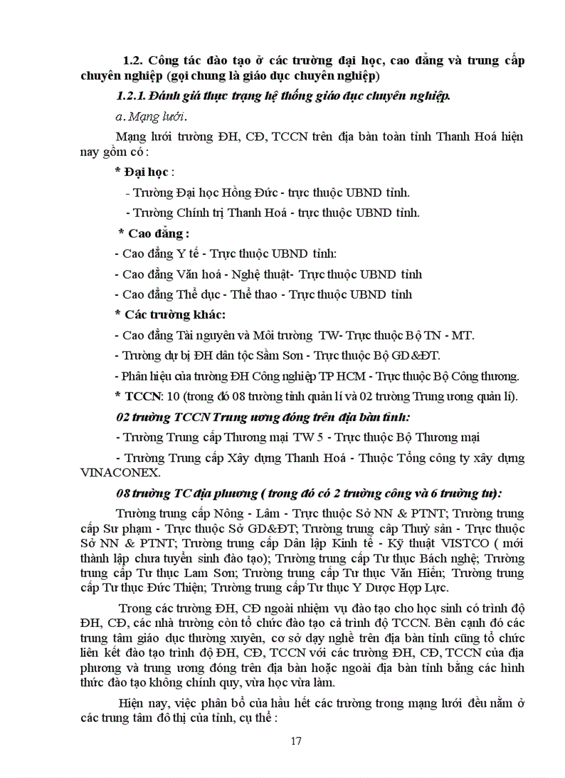 image for page Giải pháp nâng cao chất lượng đào tạo và sử dụng nguồn nhân lực có chất lượng ở tỉnh Thanh Hoá đến năm 2015